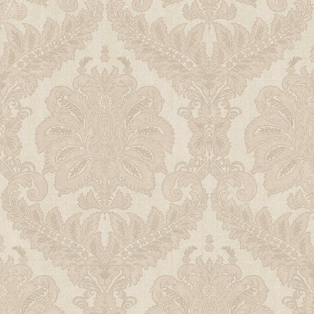 Galerie Wallcoverings Ornamenta Collection Traditional Damask Matte Finish Vinyl on Non-woven Wallpaper Roll