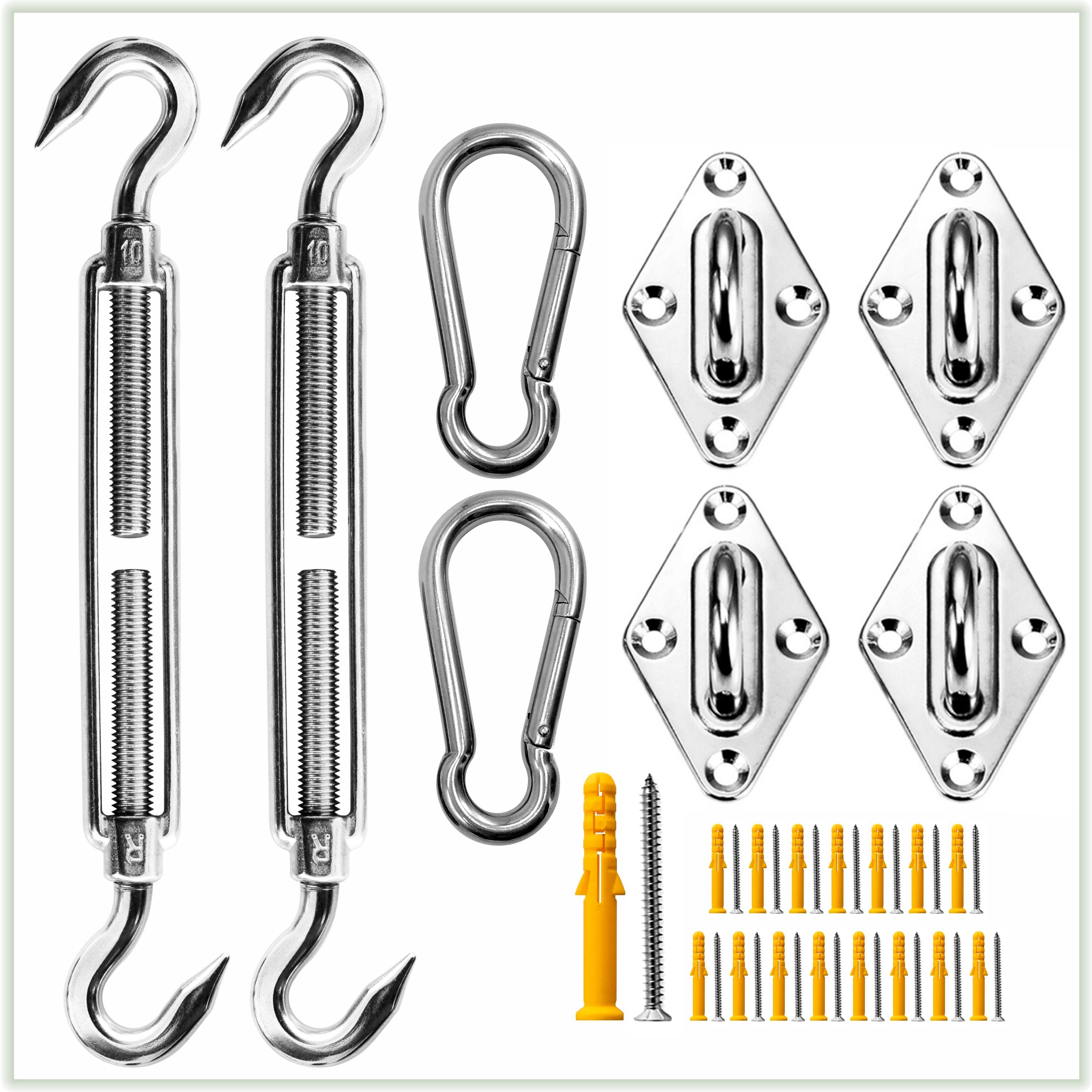 ColourTreeUSA Rectangle/Square Sun Shade Sail Canopy Hardware