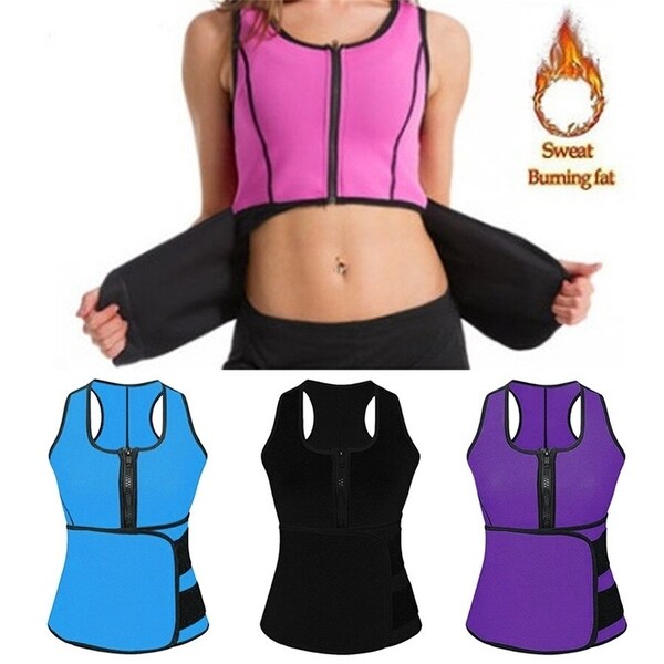 Women's Body Slimming Vest With Abdomen Strap Fitness Slim Waist Slimming Yoga Wear. Opens flyout.