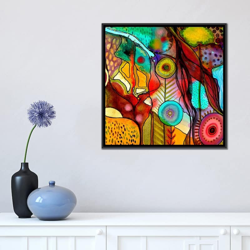 iCanvas "Terre d'Accueil" by Sylvie Demers Framed Canvas Print