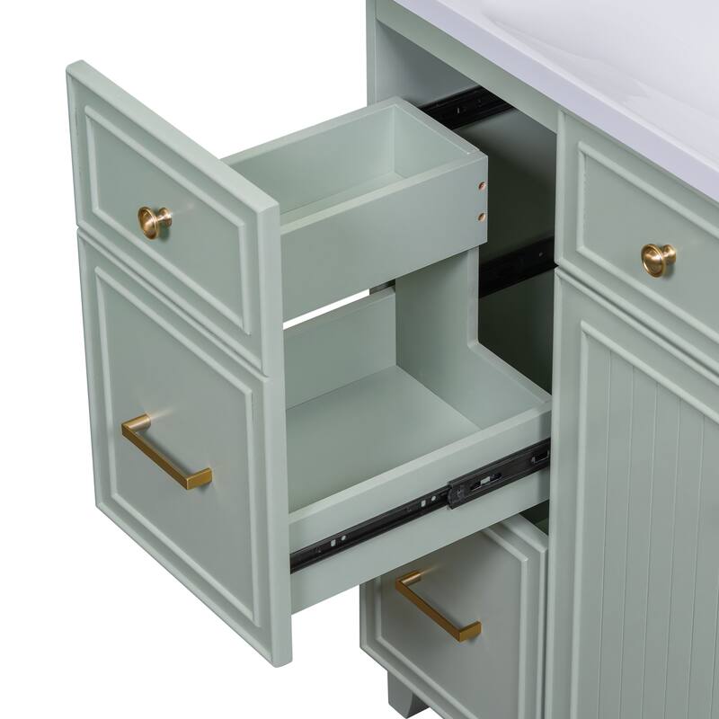 MDF Bathroom Vanity with Resin Sink
