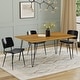 preview thumbnail 5 of 18, WYNDENHALL Moreno Industrial Wood Dining Table