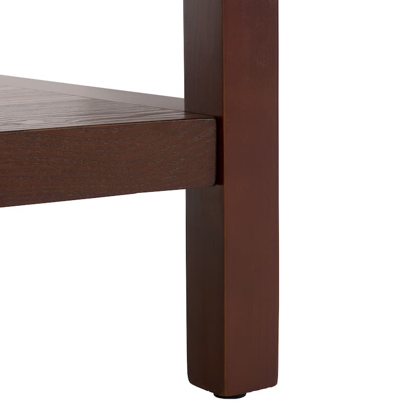 SAFAVIEH Home Omara 1 Shelf Side Table - 20"W x 20"D x 20"H