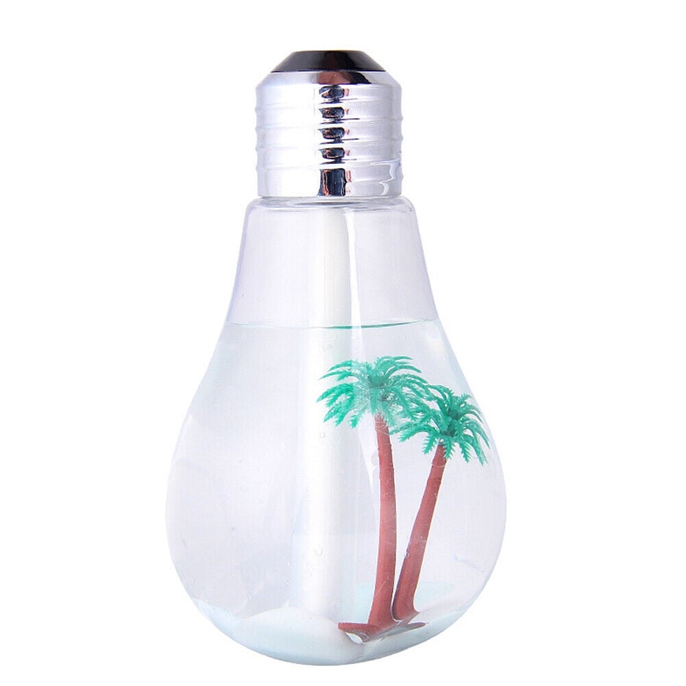 USB Desktop Bulb Air Humidifier Essential Oil Diffuser