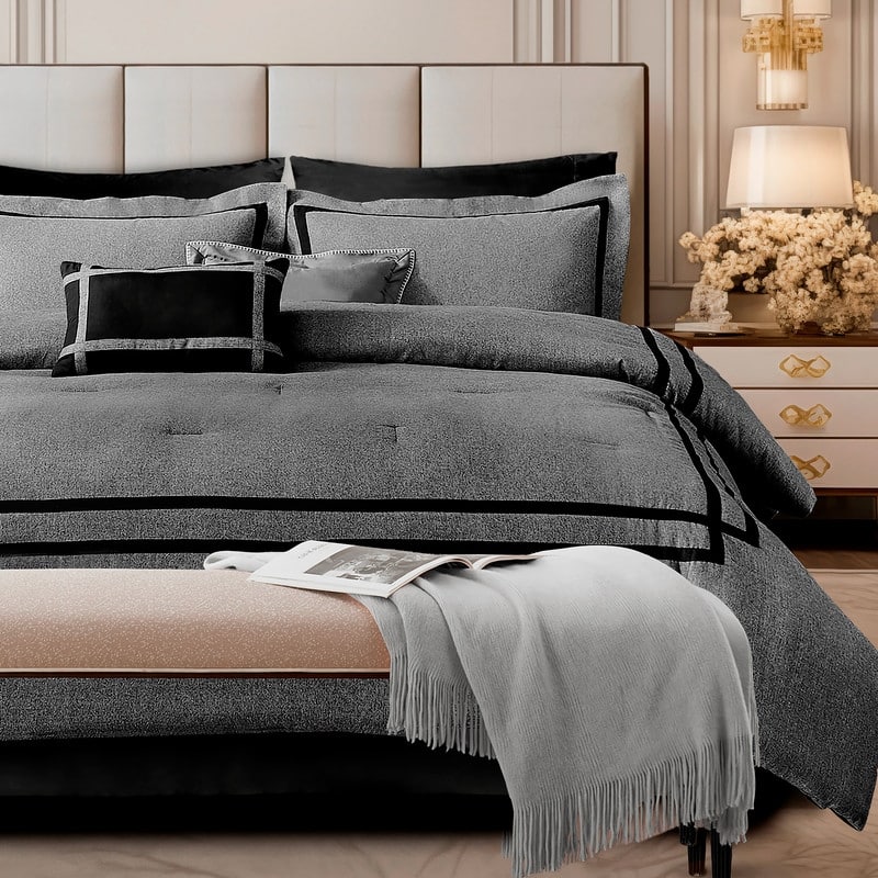 Wonderful Hotel Comforter Set Bag in A Bag 8 Piece