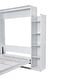 preview thumbnail 17 of 16, Wall Bed with Built-In Shelving Storage and Soft LED Lighting Space Saving Design