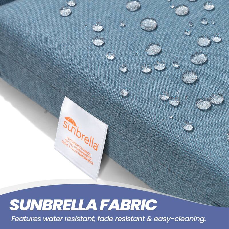 Outdoor Adirondack Chair Cushion Sunbrella / Fabric Patio Chair Pad