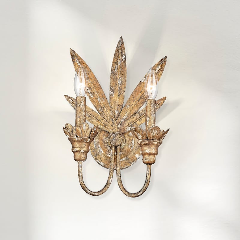 Lillianne 9.125" Wide 2-Light Wall Sconce