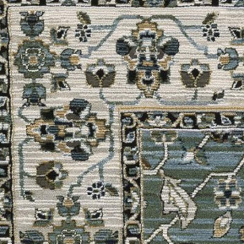 HomeRootsFloral Traditional Rectangle Area Rug