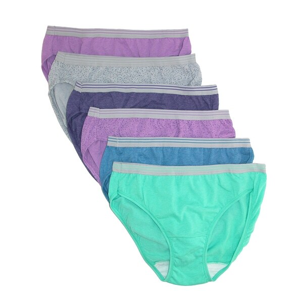 Shop Fruit Of The Loom Women S Bikini Underwear 6 Pair Pack