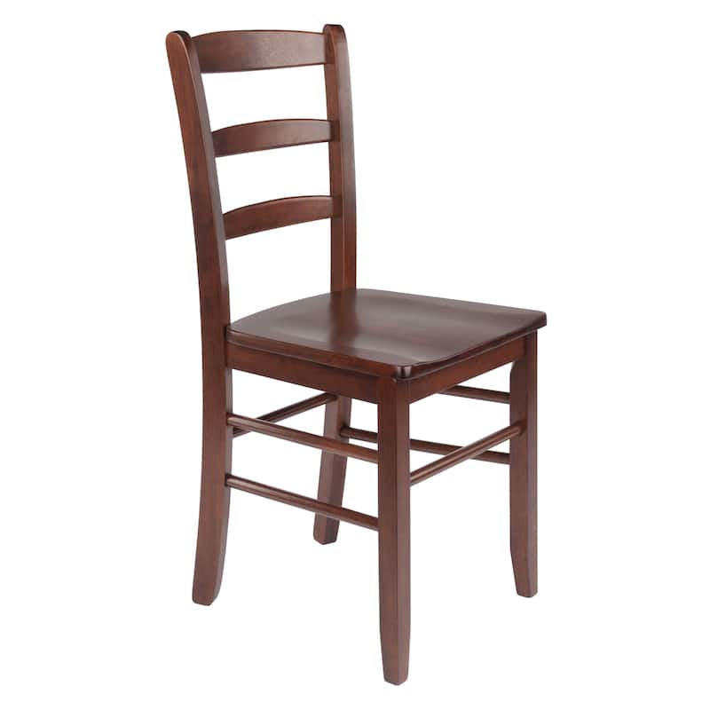 2-Pc Ladder-back Chair Set - 16.6 x 20.5 x 34.7 inches