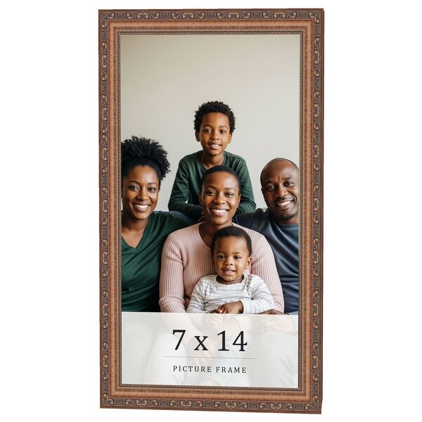 フォトフレーム　ID-712 7x14 Frame Red Solid Wood Picture Frame - Bed Bath & Beyond - 39754993