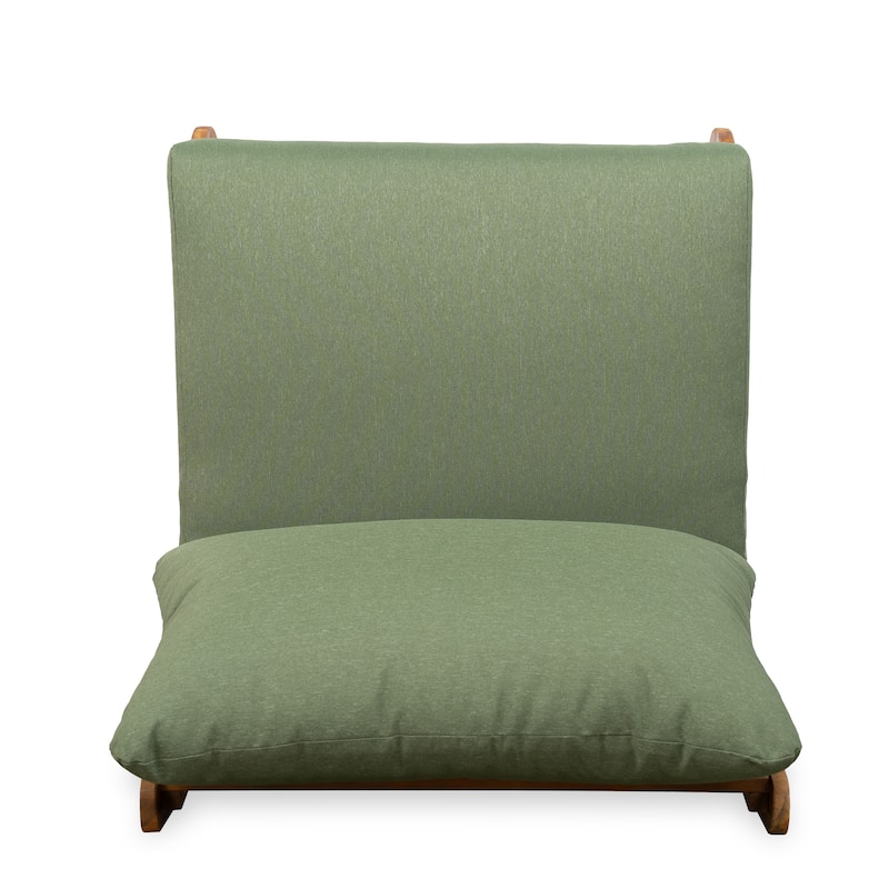 Roomfitters Outdoor Acacia Wood Patio Club Chair with Cushion