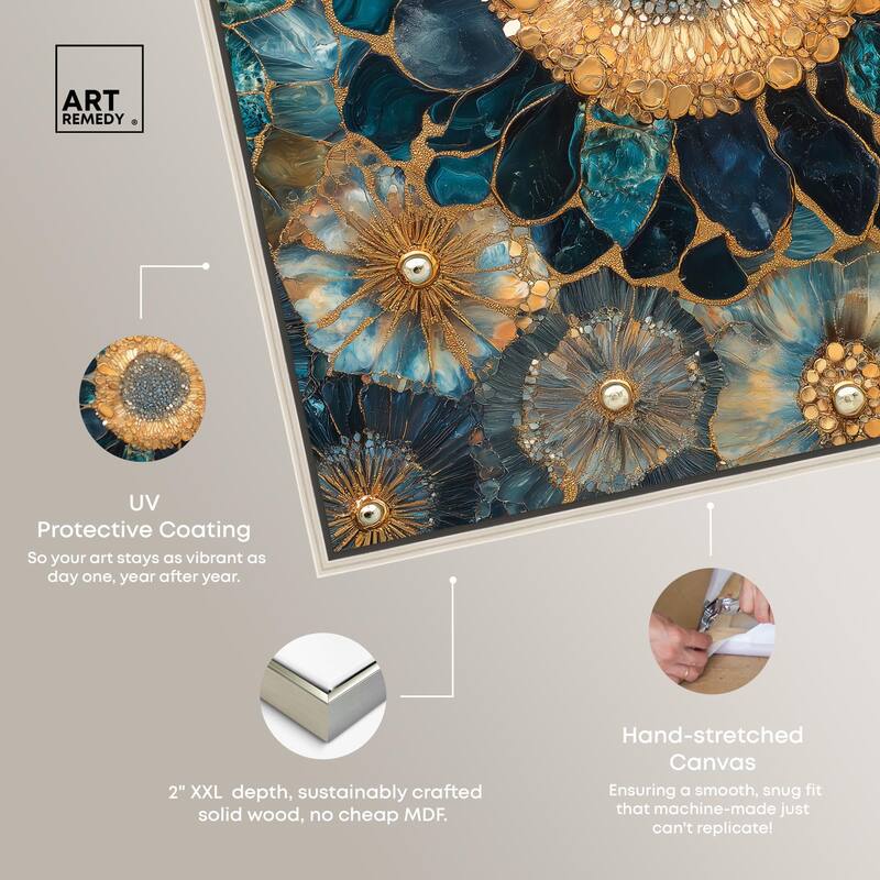 Opulent Geode II Canvas by Art Remedy