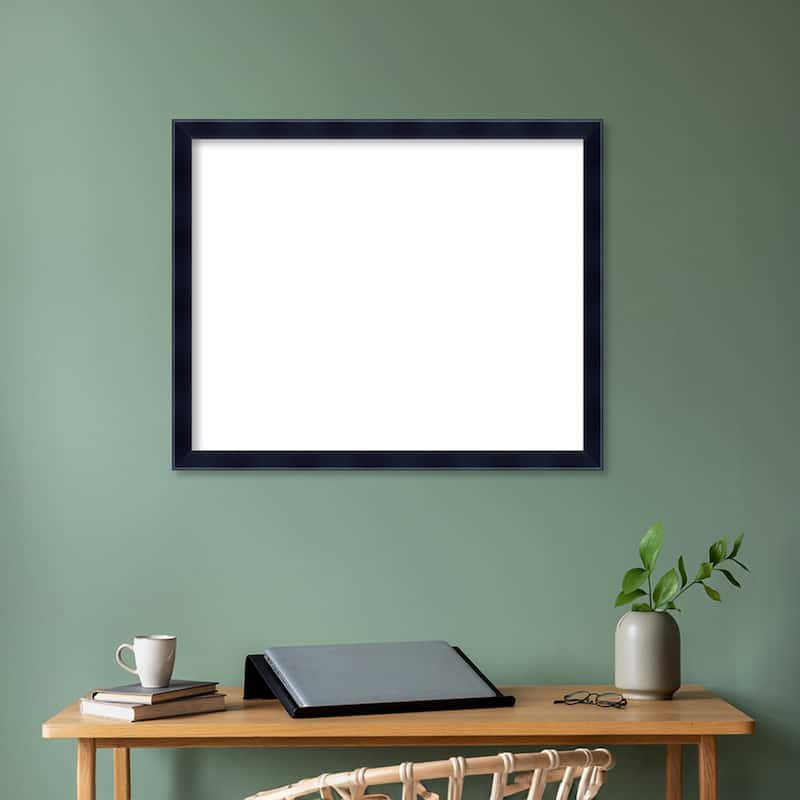 Amanti Art Madison Black Framed Dry Erase Magnetic Board