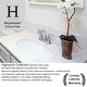 preview thumbnail 11 of 9, Highpoint Collection 23-inch White Ceramic Oblong Bathroom Vessel Sink
