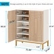 preview thumbnail 18 of 16, 20 Pairs Entryway Shoe Storage Cabinet Storage Organizer for Closet