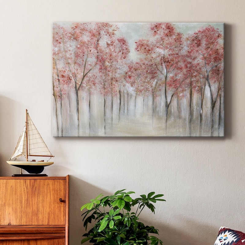 Blushing Spring Premium Gallery Wrapped Canvas - Ready to Hang
