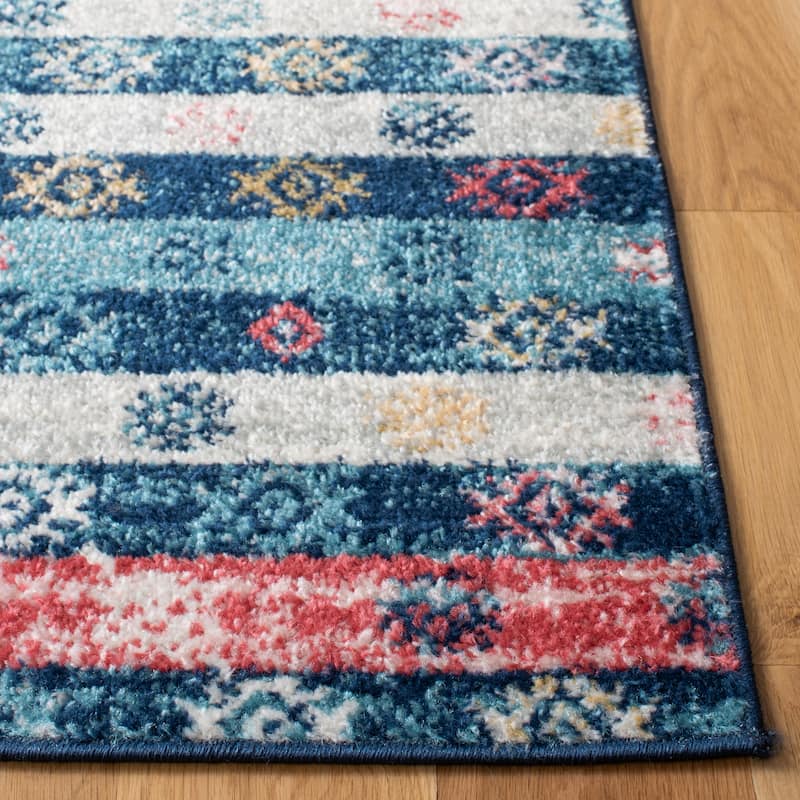 SAFAVIEH Madison Penny Boho Stripe Rug