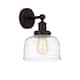 Option Oil Rubbed Bronze / Clear Deco Swirl