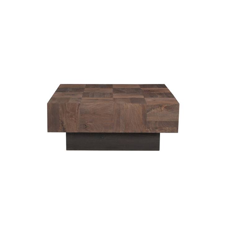 Caden 2-piece Solid Wood Living Room Table Set
