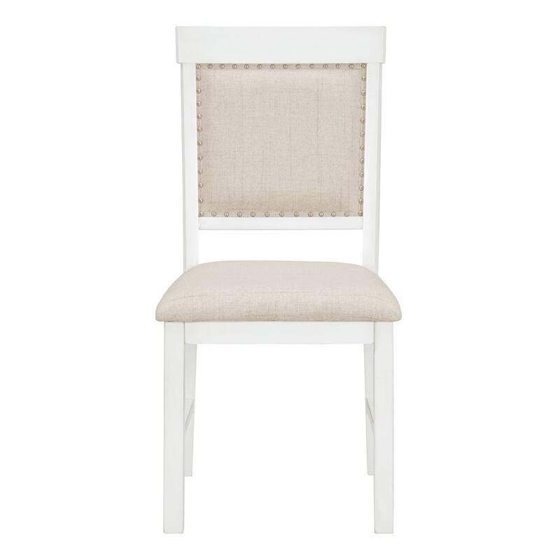5-Piece Retro Dining Set, Extendable Table and 4 Upholstered Chairs