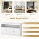 preview thumbnail 9 of 17, Kids Toy Storage Organizer with Open Shelf and 2 Drawers for Playroom - 42" x 12" x 24.5"