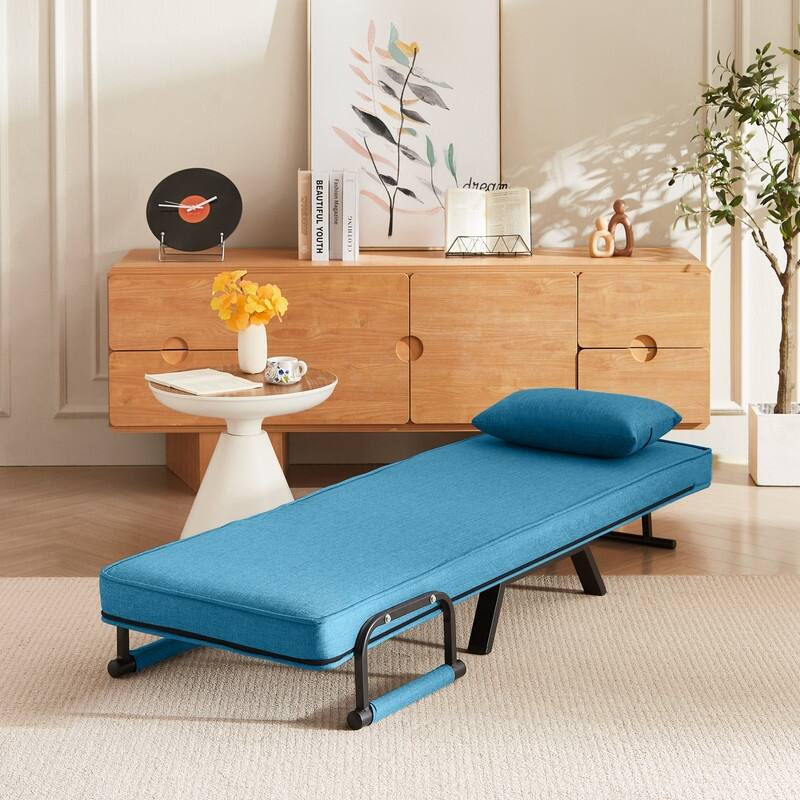 5-in-1 Convertible Sleeper Chair - Adjustable Folding Sofa Bed for Compact Living