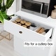 preview thumbnail 9 of 30, Living Skog Scandi Pantry Kitchen Storage Cabinet
