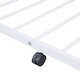 preview thumbnail 15 of 14, White Twin Size Metal House Bed with Trundle & Roof
