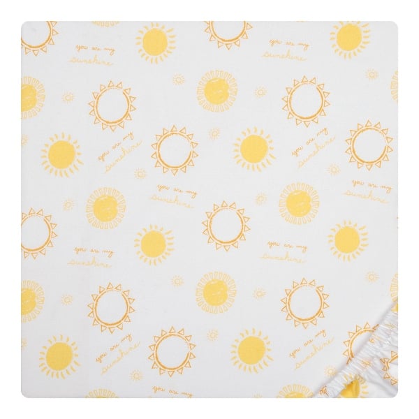 slide 2 of 8, Butterfly Sun 2 Pack Microfiber Fitted Crib Sheets - 28 in x 52 in x 8-in - 28 in x 52 in x 8-in 28 in x 52 in x 8-in - Multi-Color - Butterfly