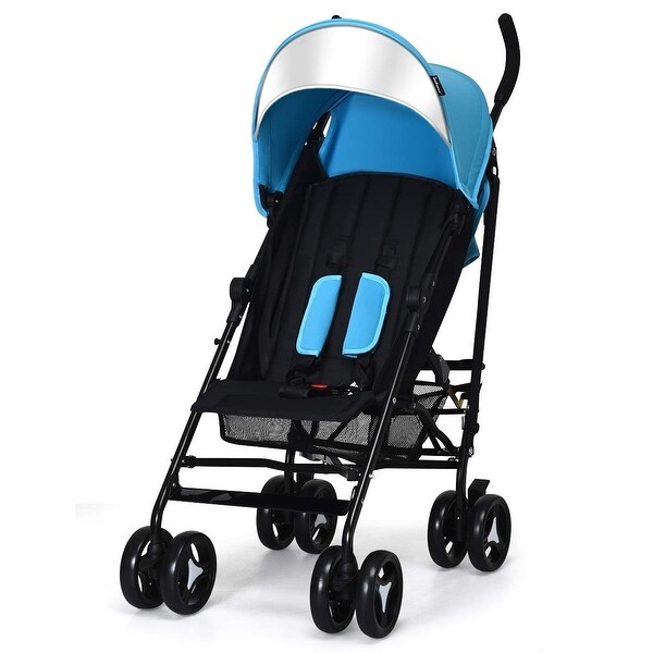 lightweight stroller blue