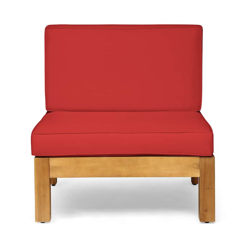 Brava Acacia Wood Sectional Sofa Set by Christopher Knight Home