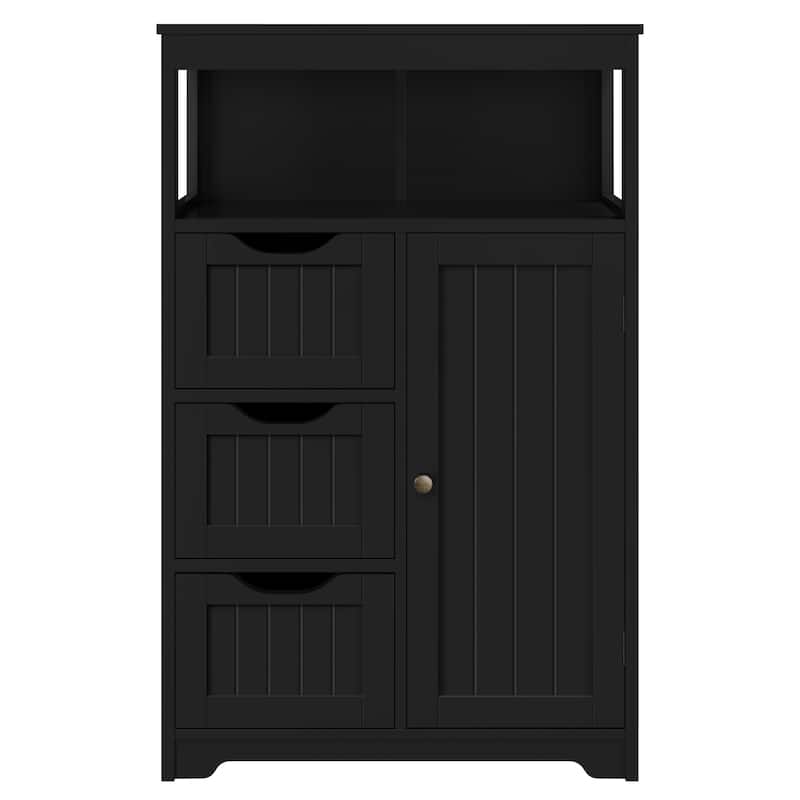 Yaheetech Bathroom Floor Cabinet Bedroom Cabinet Storage Organizer