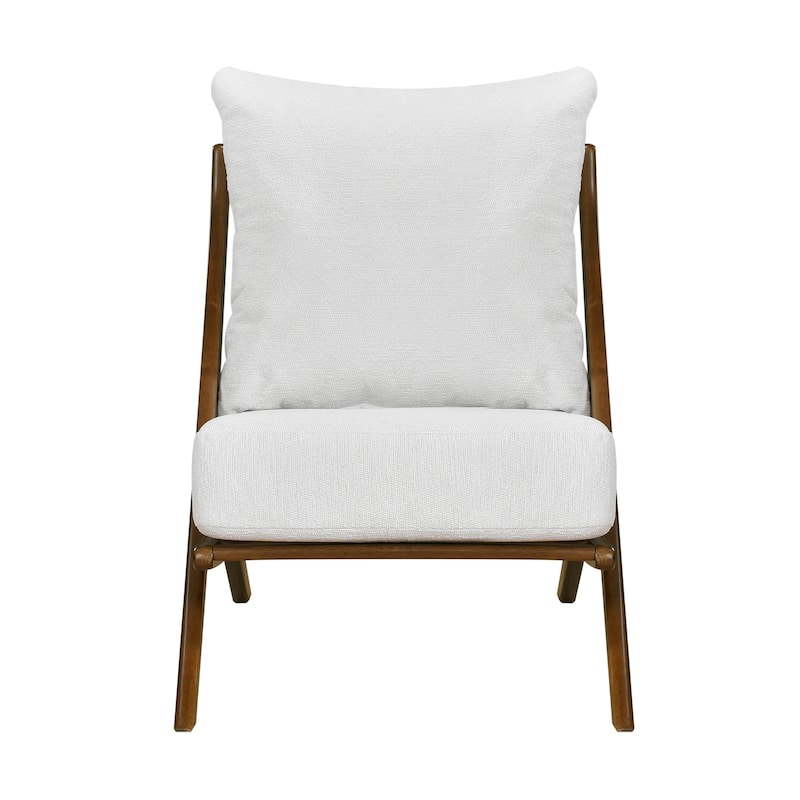 Roussel Chenille Armless Accent Chair