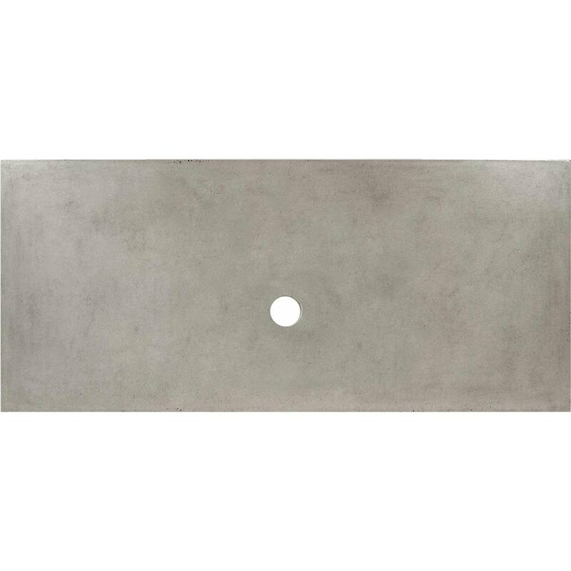 Native Trails VT48-V-NS-0 NativeStone 48" Stone Composite Vanity Top - - Ash