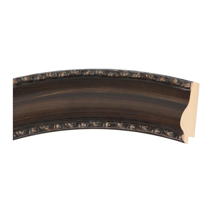 Somerset Framed Round Mirror in Rubbed Bronze - Antique Bronze