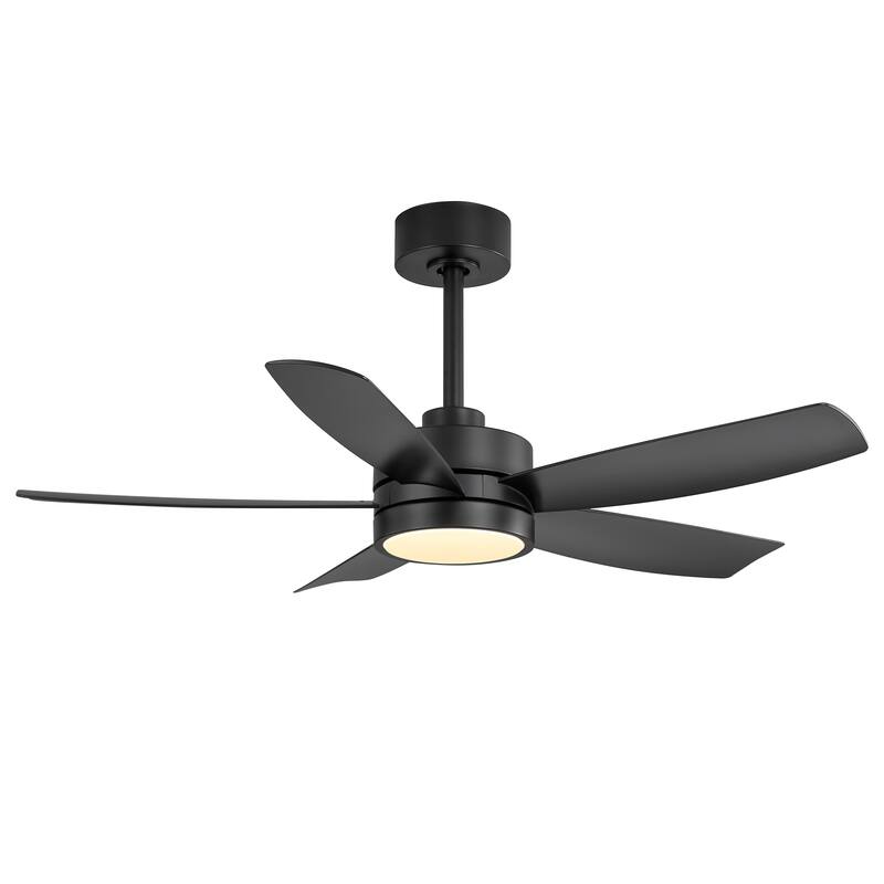 Breezary 65"/52"/42" 5-Blade LED Ceiling Fan with Light Kit and Remote