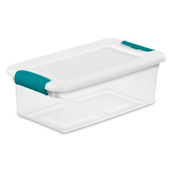 Sterilite Clear Plastic 6 Quart Storage Box Container with Latching Lid 36 Pack 0.7 Bed Bath Beyond 36135255