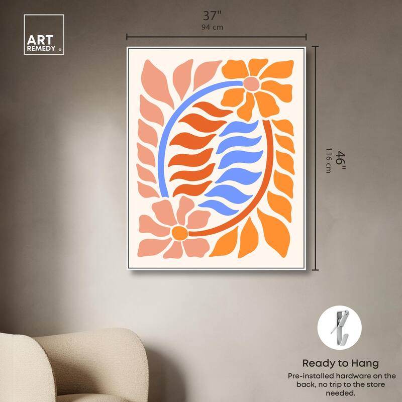 Floral Vine II Canvas by Art Remedy