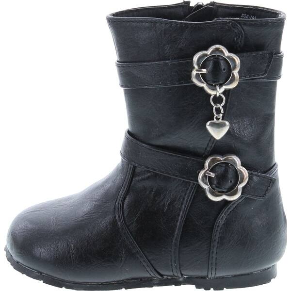 Shop Little Angel Zoe 795 Toddler Girl S Leatherette Buckle Round