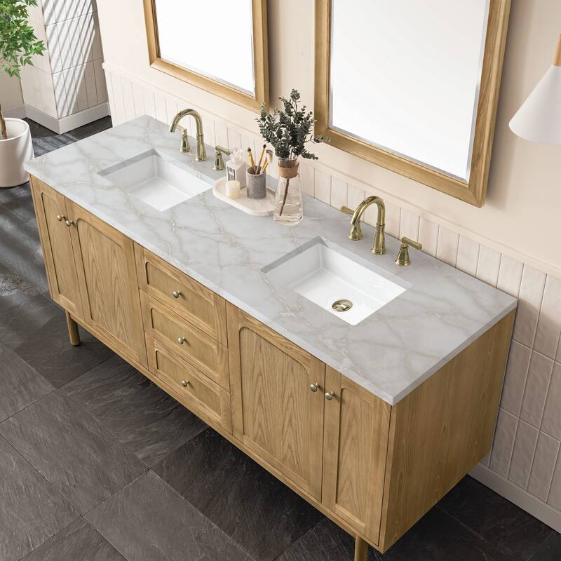 James Martin Vanities 545-V72-FVSL Laurent 72" Wall Mounted or Free