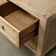 preview thumbnail 5 of 5, Approx.92 Inches Long Four Drawers Sideboard Weathered Natural