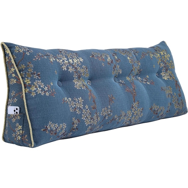 Large Decorative Wedge Pillow Headboard for Bed Reading Back Support On Sale Bed Bath Beyond 32583242