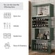 preview thumbnail 3 of 28, Furniture of America Thane Modern 4-Tier Dining Bar Cabinet with Bottle Wine Rack