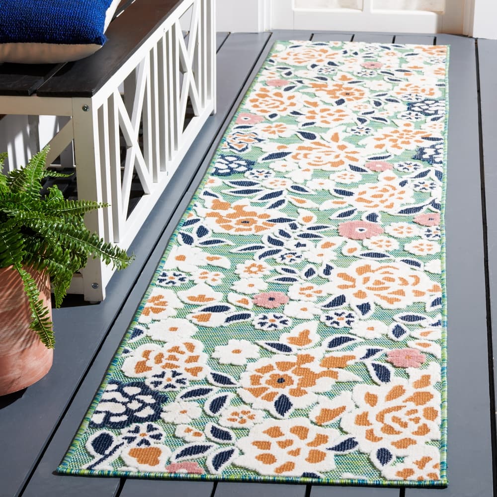 SAFAVIEH Cabana Cassie Indoor/ Outdoor Waterproof Transitional Rug