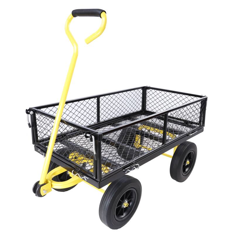 Industrial Garden Truck Wagon - Yellow