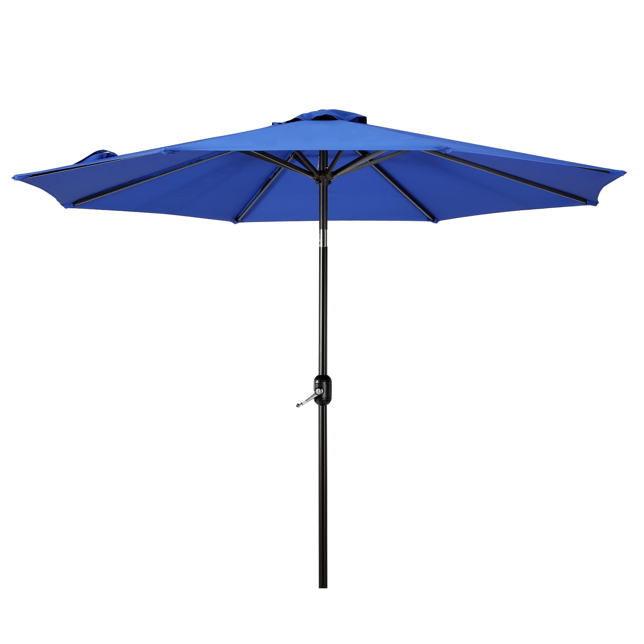 9 ft market outdoor patio umbrella with crank multiple colors Backyard Expressions ft. Umbrella, Table w/Tilt and Crank, 8 Ribs : Patio, Lawn & Garden With a crank lift design and tilt mechanism BrylaneHome 9 Ft. Tilt-and-Crank Umbrella