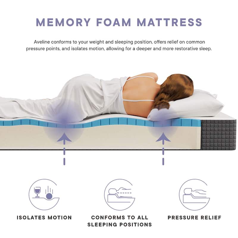 Aveline 8" Twin XL Mattress - N/A