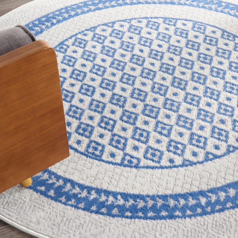 Nourison Whimsicle Geometric Moroccan Bordered Area Rug